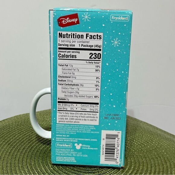 Disney Mickey Mouse Mug with Hot Chocolate Bomb NWT - Picture 5 of 6